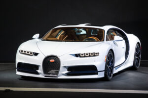 La Bugatti Chiron personnalisée est le fruit d'une nouvelle collaboration entre Bugatti et Hermès.