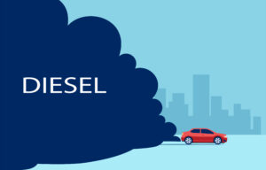 Les émissions de diesel contiennent des matières particulaires constituées de suie de carbone qui accentuent le problème de pollution.